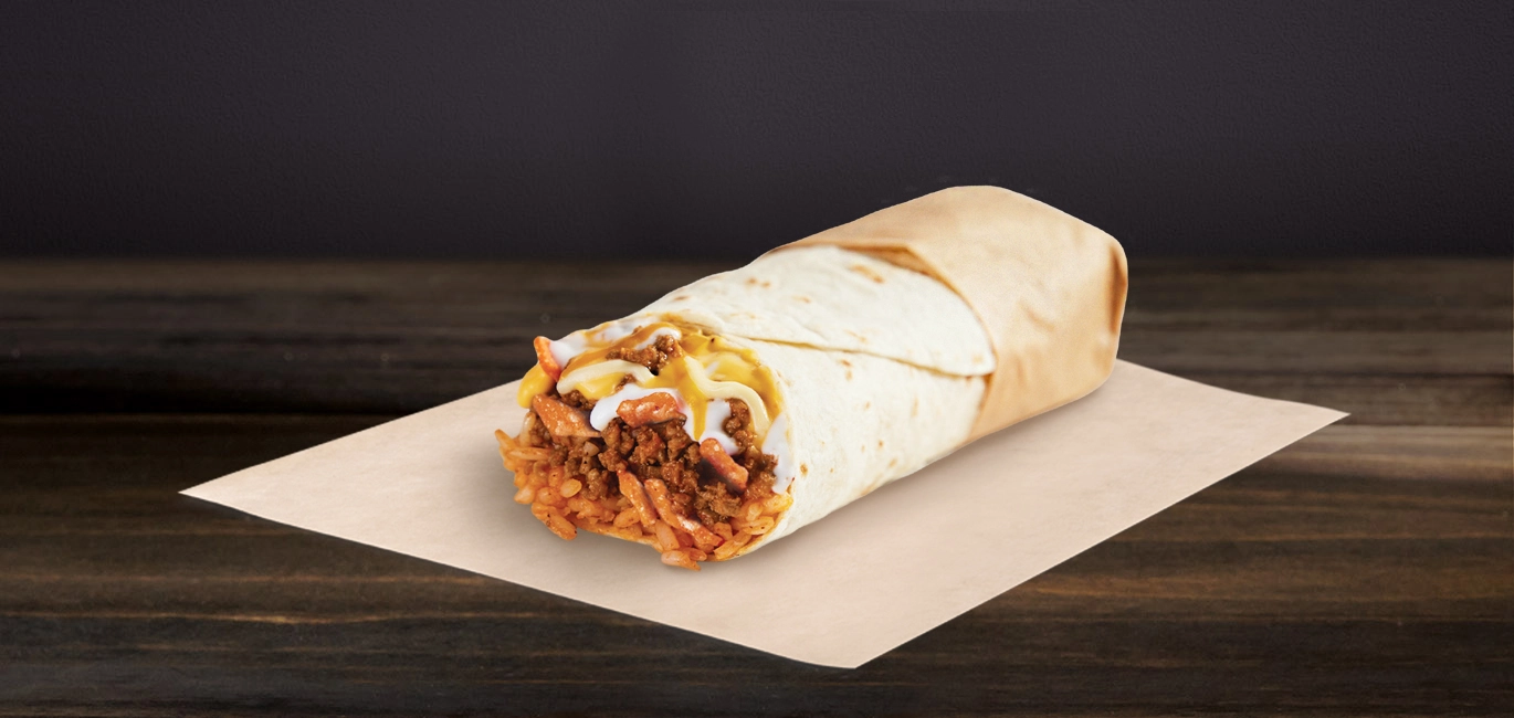 Taco Bell Menu UK 9 Beefy Melt Burrito