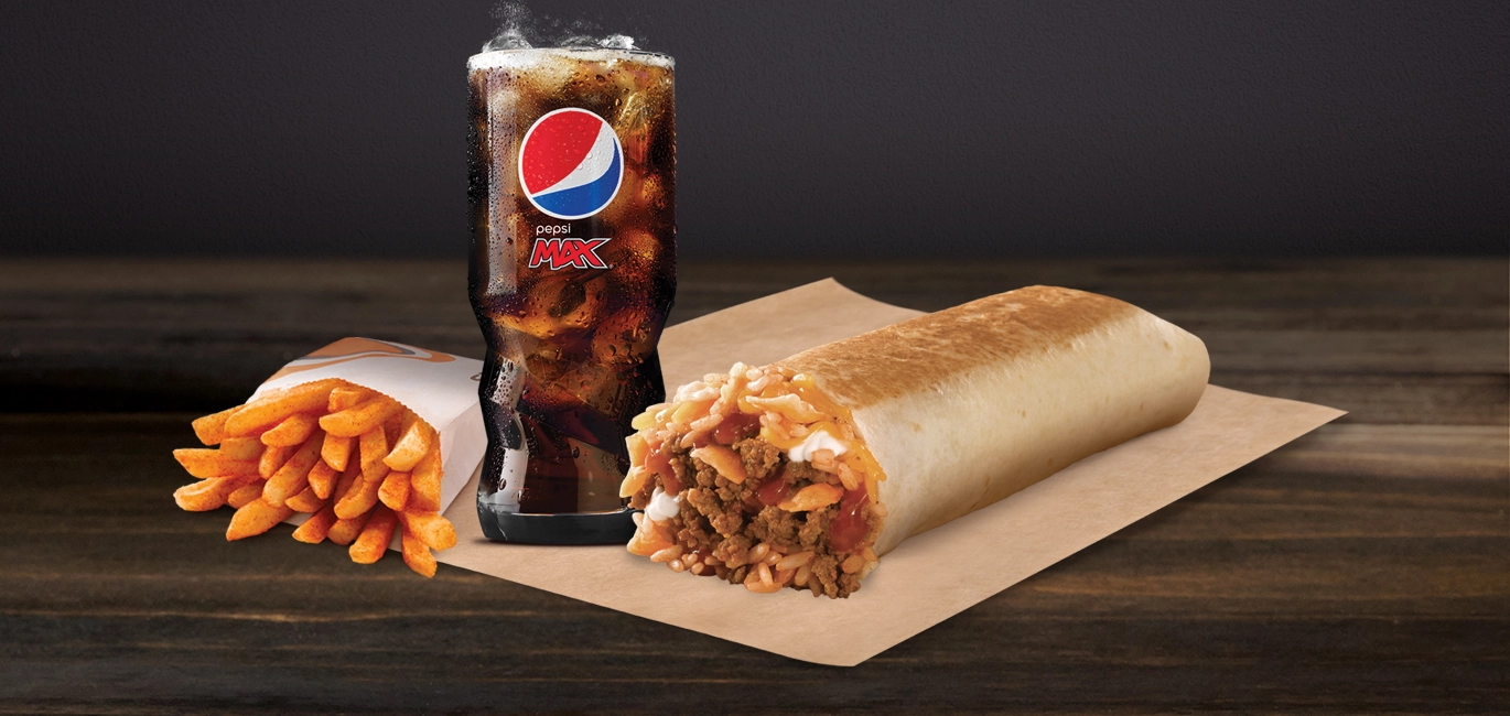 Taco Bell Menu UK 44 Volcano Burrito Meal